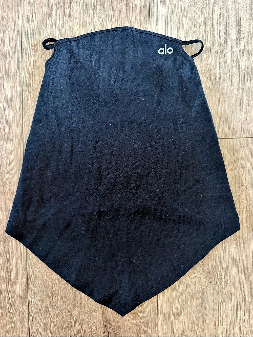Alo Yoga City Scarf Mask Black Face Covering